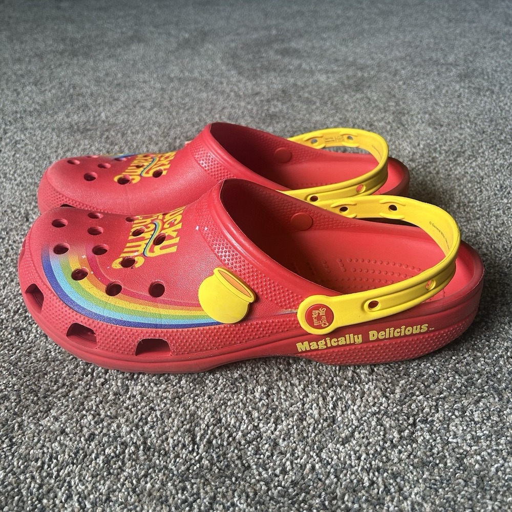 Crocs Classic Clogs Lucky Charms Limited Edition - Men's 13 - Jibbitz Included